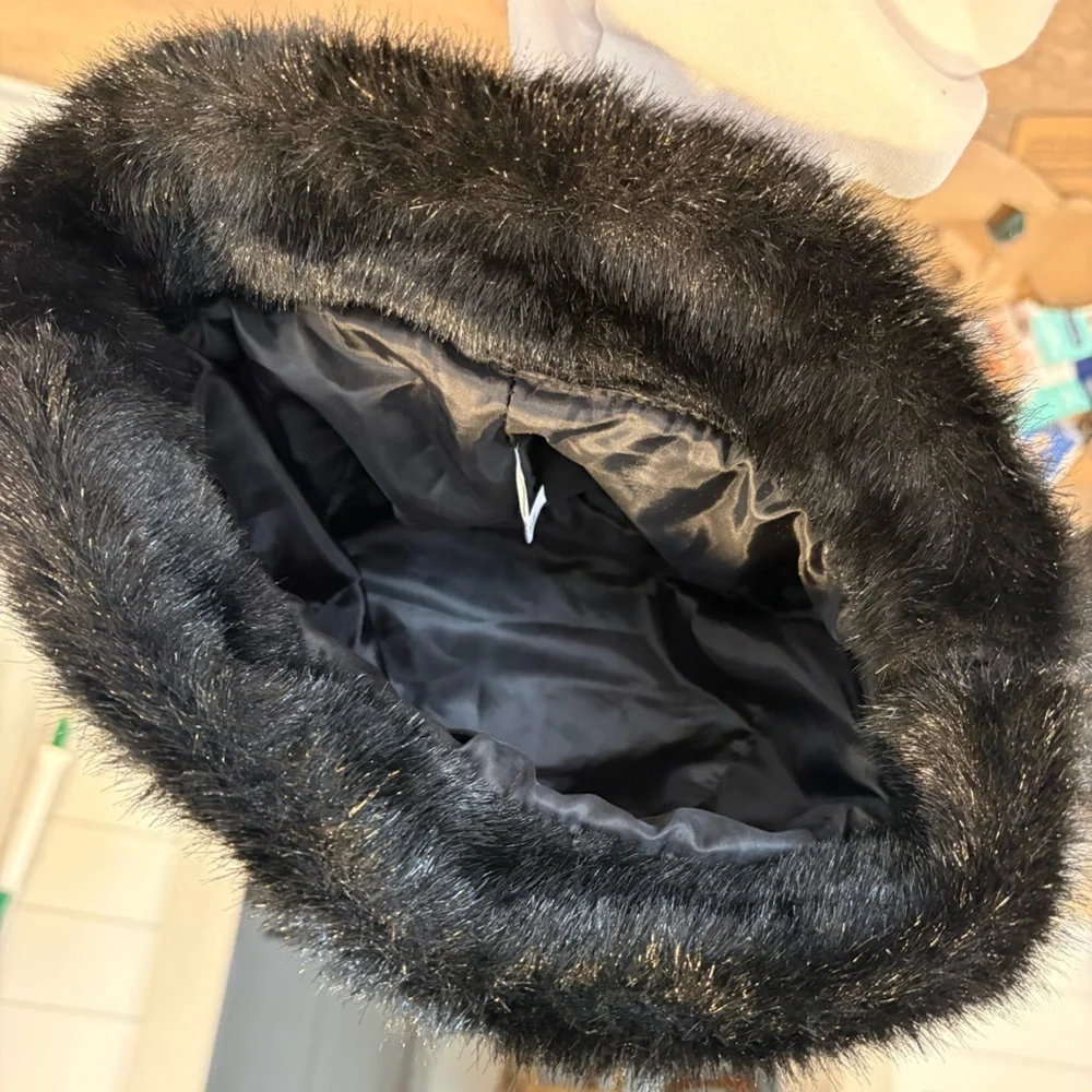 Luxe Faux Fur Hat & Cape Set